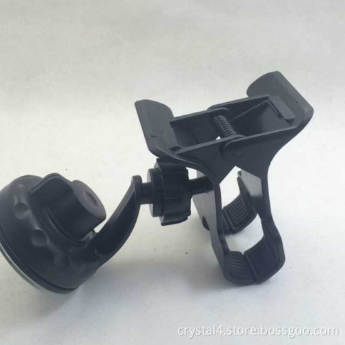 Dual clamps phone car dash board holder